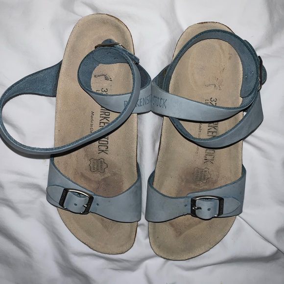 BIRKENSTOCK WRAP sandals women’s shoes size 37 6.5 - Picture 5 of 12